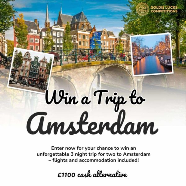 WIN A 3 NIGHT STAY IN AMSTERDAM