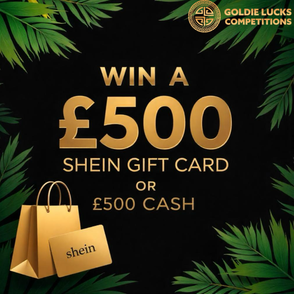£500 SHEIN GIFT CARD OR £500 CASH 🛍️