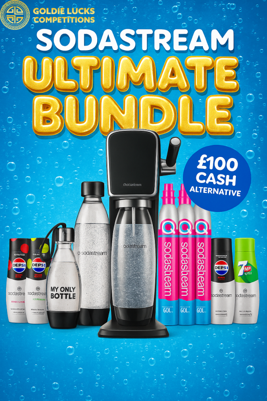 🥤 SODASTREAM ULTIMATE BUNDLE OR £100 CASH 🥤