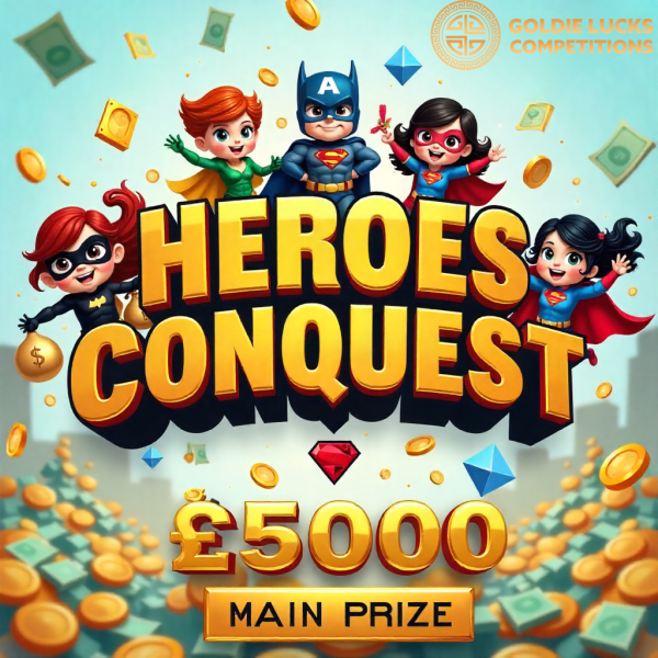 🦸‍♂️ HEROES CONQUEST - £5000 MAIN PRIZE 🦸‍♂️