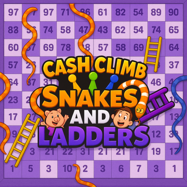 🐍🪜 CASH CLIMB SNAKES AND LADDERS - 3 WINNERS £1500 🐍🪜
