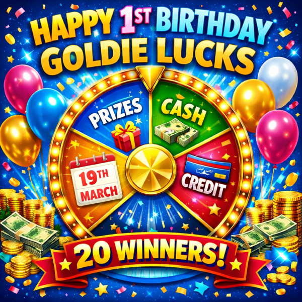 GOLDIE LUCKS 1ST BIRTHDAY GIVEAWAY 🎂